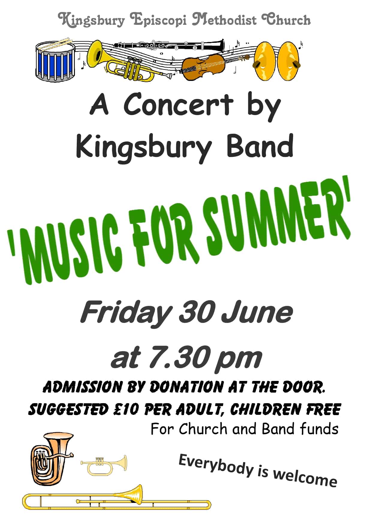 Music for Summer - A concert by Kingsbury Band