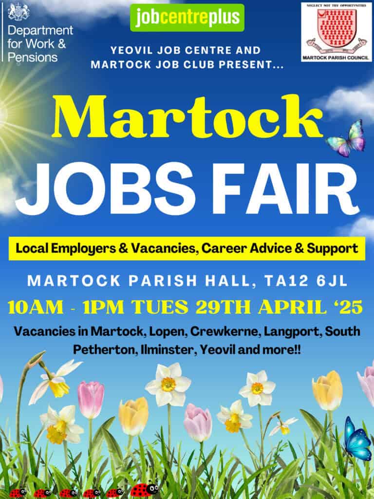 Martock Jobs Fair 2025 poster